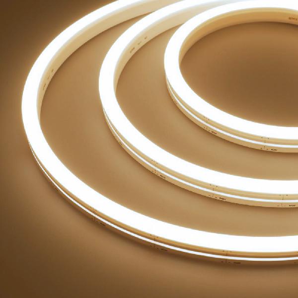 Гибкий неон 8х16, 2835, 120SMD, DC12В, игла, белый теплый, катушка 5 м