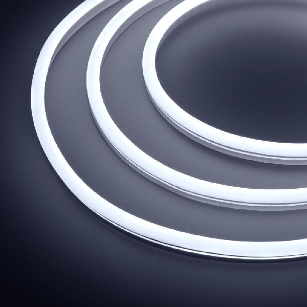 Гибкий неон 6х12, 2835, 120SMD, DC12В, пайка, белый, катушка 5 м